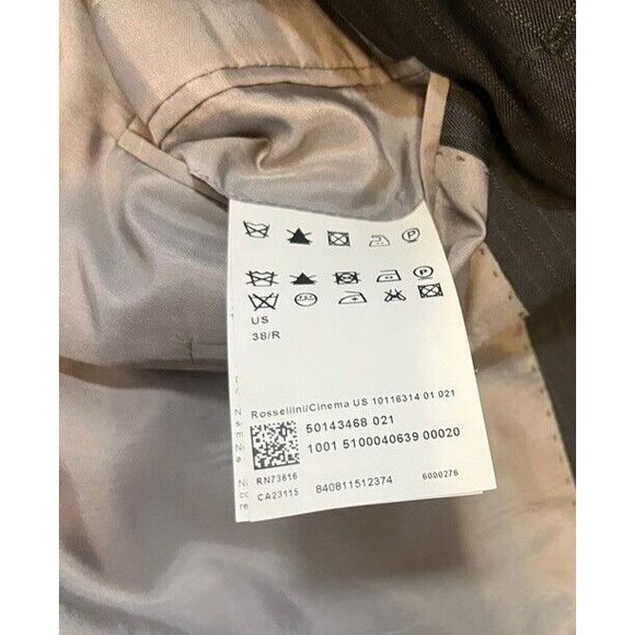 Hugo BOSS Rossellini Cinema Pinstripe Three Button Wool Sport Coat Mens Size 38R - Picture 5 of 11